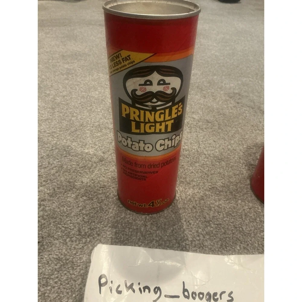 Vintage‎ Early 80s Pringles Light Potato Chips Candle Ready To Be Used